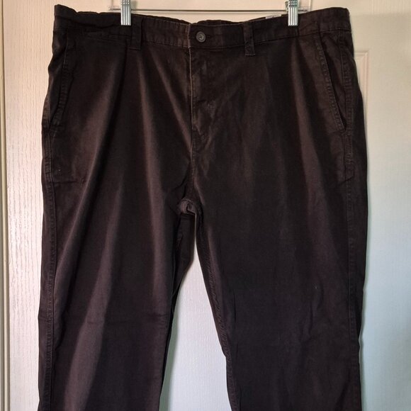 George Slim Fit Pants Men's 42x30 Black Stylish Comfort Stretch - Picture 7 of 7